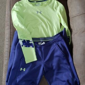 Girls warmup and sweater set